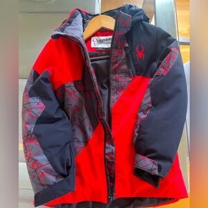 Spyder boys ski jacket size 10 in great condition